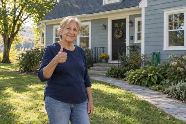 Person giving a thumbs up