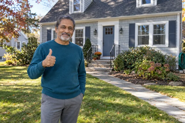 Person giving a thumbs up