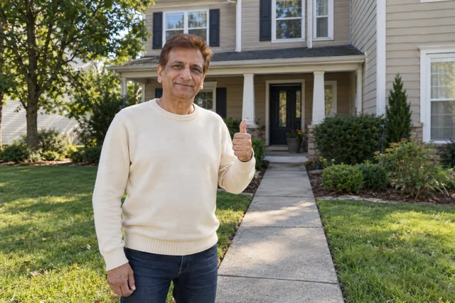 Person giving a thumbs up